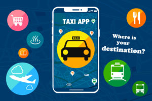 タクシー配車アプリのイメージ