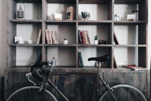 室内の自転車駐輪のイメージ